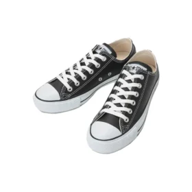 Chuck Taylor All Star Leather Ox «Black White»