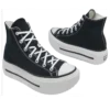 Chuck Taylor All Star Lift Double Stack Hi «Black White»