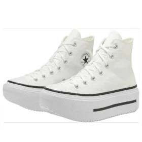 Chuck Taylor All Star Lift Double Stack Hi «Blanco Negro»