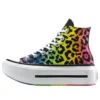 Chuck Taylor All Star Lift Double Stack Platform Pride High «Chaos Fuchsia Orange Rind»