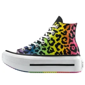 Chuck Taylor All Star Lift Double Stack Platform Pride High «Chaos Fuchsia Orange Rind»