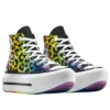 Chuck Taylor All Star Lift Double Stack Platform Pride High «Chaos Fuchsia Orange Rind»