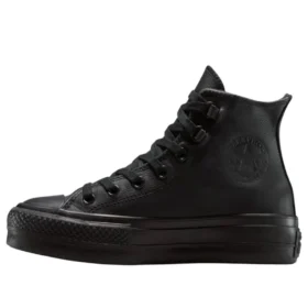 Chuck Taylor All Star Lift Leather High Top «Negro»