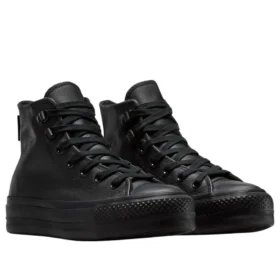 Chuck Taylor All Star Lift Leather High Top «Negro»