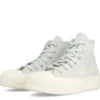 Chuck Taylor All Star Lift Platform Crochet «Gris Blanco»