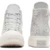 Chuck Taylor All Star Lift Platform Crochet «Gris Blanco»