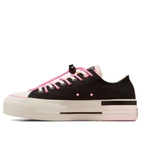 Chuck Taylor All Star Lift Platform Easy On «Black Fable Pink»