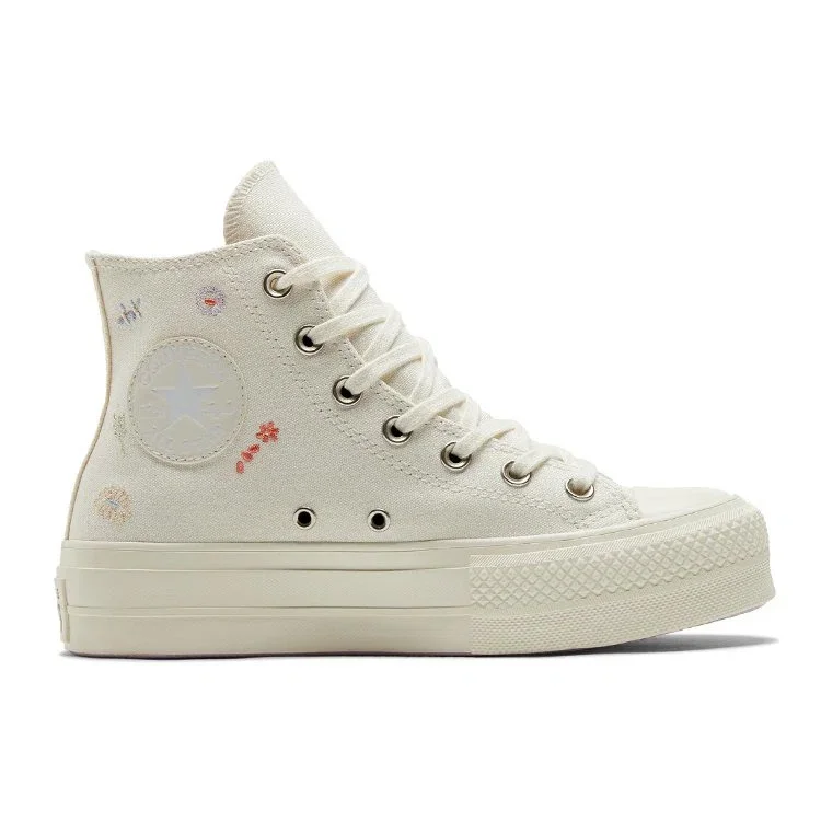 Chuck Taylor All Star Lift Platform «Embroidered Floral – Egret» Chuck Taylor All Star Lift Platform «Embroidered Floral – Egret»