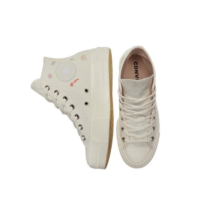 Chuck Taylor All Star Lift Platform «Embroidered Floral – Egret» Chuck Taylor All Star Lift Platform «Embroidered Floral – Egret»