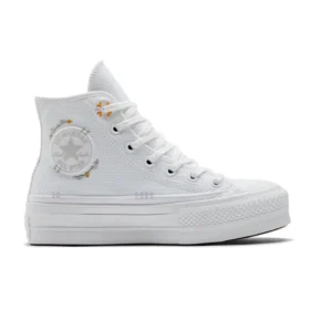 Chuck Taylor All Star Lift Platform High «Autumn Embroidery White»