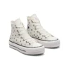Chuck Taylor All Star Lift Platform High «Embroidered Stars – Egret»