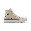 Chuck Taylor All Star Lift Platform High PS «Bordado floral – Marfil natural»