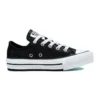 Chuck Taylor All Star Lift Platform Iridescent Leather «Negro Blanco»