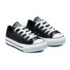 Chuck Taylor All Star Lift Platform Iridescent Leather «Negro Blanco»