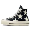 Chuck Taylor All Star Lift Platform Large Stars High «Negro Blanco» Chuck Taylor All Star Lift Platform Large Stars High «Negro Blanco»