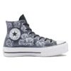 Chuck Taylor All Star Lift Platform Leather Rose Garden «Gray White»