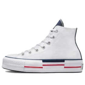 Chuck Taylor All Star Lift Platform Retro Denim «Blanco»
