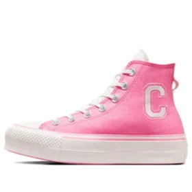 Chuck Taylor All Star Lift Platform Retro Varsity High «Oops Pink»