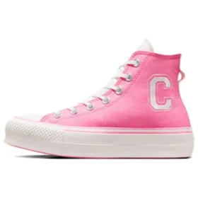Chuck Taylor All Star Lift Platform Retro Varsity High «Oops Pink»