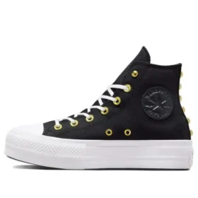 Chuck Taylor All Star Lift Platform Star Studded «Black White Gold»