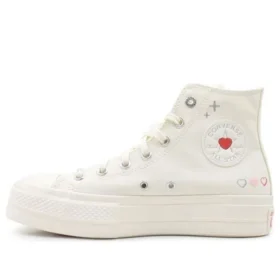 Chuck Taylor All Star Lift Platform Y2K Heart High Top «White Fever Dream»
