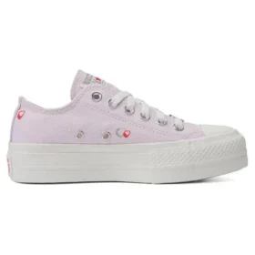Chuck Taylor All Star Lift Platform Y2K Heart Low Top «Rosa pálido»