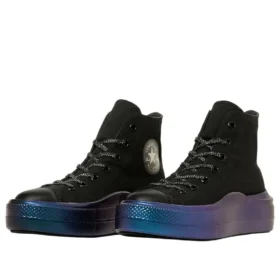 Chuck Taylor All Star Light PLTS ��� Holosole Hi «Negro Aurora Negro»