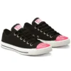 Chuck Taylor All Star Low «Neon Nights – Negro Racer Rosa»