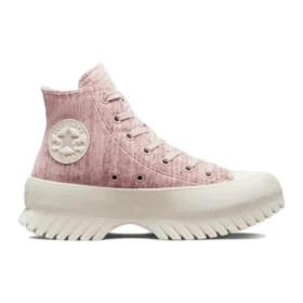 Chuck Taylor All Star Lugged 2.0 High «Striped Knit – Stone Mauve»