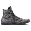 Chuck Taylor All Star Luxe Leather «Negro Gris Plata»