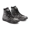 Chuck Taylor All Star Luxe Leather «Negro Gris Plata»
