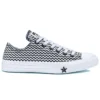 Chuck Taylor All Star Mission-V Low Top Negro Blanco Patrón ondulado «Negro Blanco»