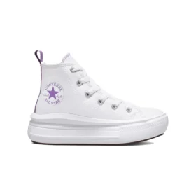 Chuck Taylor All Star Move con plataforma y caña alta «Blanco»