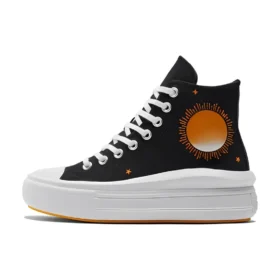 Chuck Taylor All Star Move High «Black White Orange»