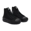 Chuck Taylor All Star Move High «Negro metalizado»