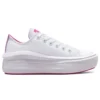 Chuck Taylor All Star Move Low «Blanco Púrpura»