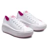 Chuck Taylor All Star Move Low «Blanco Púrpura»