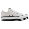 Chuck Taylor All Star Platform Low Top Suela de esponja color crema