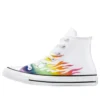 Chuck Taylor All Star Pride High «White Chaos Fuchsia»