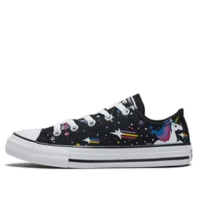 Chuck Taylor All Star Rainbow Unicorn Black Sneakers «Negro»