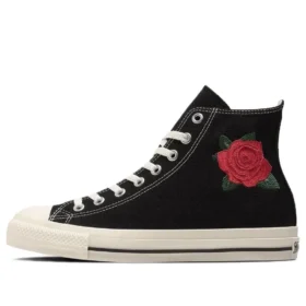 Chuck Taylor All Star Rose Embroidery Hi «Negro, blanco y rojo»