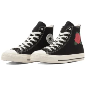 Chuck Taylor All Star Rose Embroidery Hi «Negro, blanco y rojo»