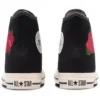 Chuck Taylor All Star Rose Embroidery Hi «Negro, blanco y rojo»
