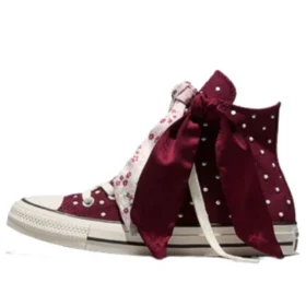 Chuck Taylor All Star Scarf Bow «Deep Bordeaux Egret»