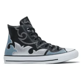 Chuck Taylor All Star Space Cowgirl Zapatillas negras «Blue Black Silver»