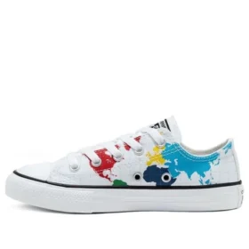 Chuck Taylor All Star World Map «Blanco, azul y rojo»
