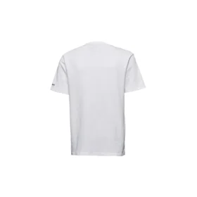 Converse Classic Basic Casual de manga corta para hombre, color blanco Converse Classic Basic Casual de manga corta para hombre, color blanco
