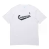 Converse Classic para hombre con estampado de letras, manga corta, blanco