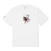 Converse para hombre, camiseta deportiva de cuello redondo, transpirable, manga corta, color blanco