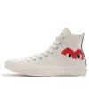 Converse x COMME des GACRONS PLAY Chuck 70 Hi Half Logo «White»